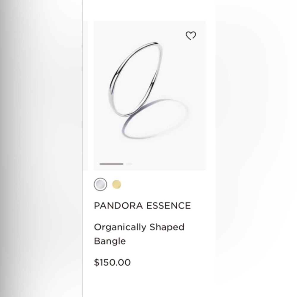Original Pandora Organically Bangle Silver - Picture 2 of 8